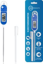 Bol.com Vleesthermometer - Keukenthermometer - Digitale thermometer - BBQ thermometer - BBQ accesoires - Oventhermometer - Blauw... aanbieding