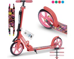 AREBOS step rood met lichtgevende grote wielen