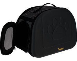 Transporter - honden- / kattentas - zwart grijs