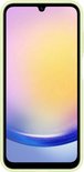 Lichtgroene Samsung telefoonhoes om een telefoon met druppel-notch.