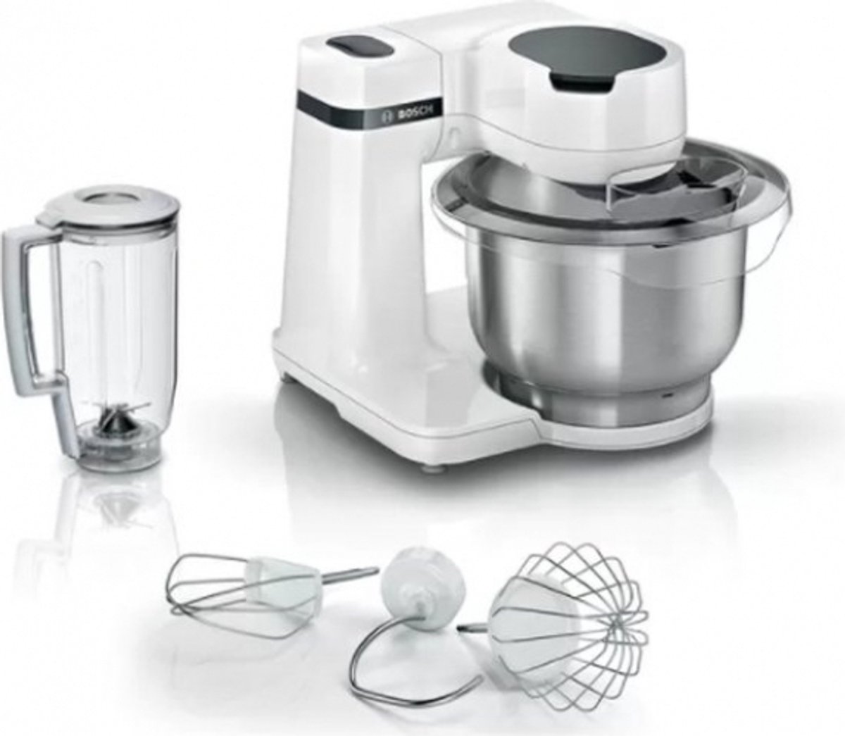 Bol.com Bosch MUM Serie 2 - MUMS2EW11 - Keukenmachine - 700W - 3,8L - Wit aanbieding