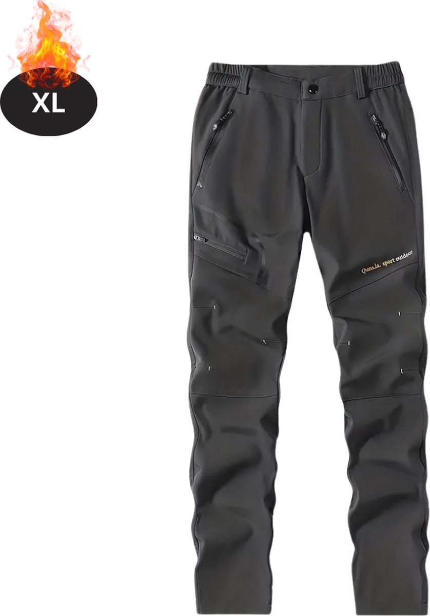 Nivard Skibroek Skipak Snowboard Broek Winterbroek Sneeuwbroek Heren Wintersport Donkergrijs