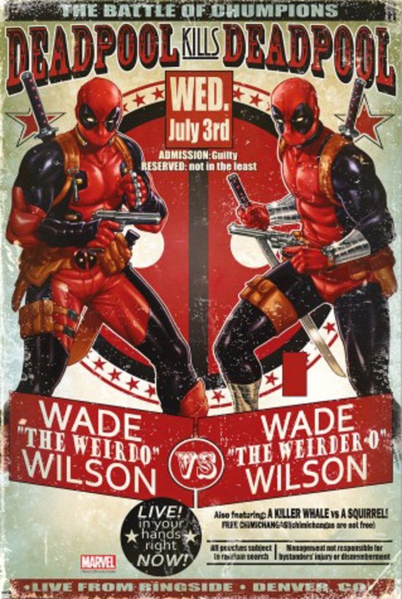 Grupo Erik Poster Marvel - Deadpool - Kills Deadpool 61x91,5cm Divers