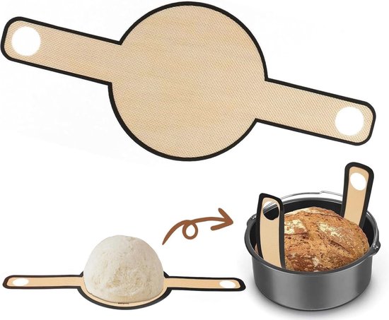Herbruikbare Silicone Bakmat Broodvorm Inlegvel, Anti-Aanbak Bakmat met
