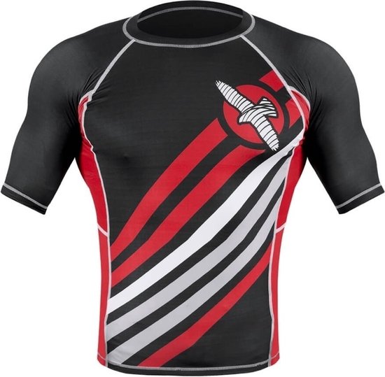 Foto: Hayabusa elevate rash guard s s zwart l