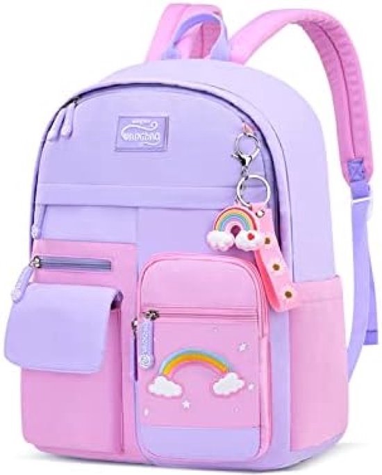Flyself Schooltassen voor meisjes, Kpop, verdwaalde kinderrugzak, waterdichte boekentassen met laptopvak, casual dagrugzakken voor basisschool, middelbare universiteit, Zwart 3, One Size