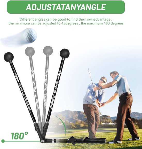 Golf Swing Trainer Hulp - Verstelbare Alignmentsstick voor Beginners en Gevorderden van Merkloos — afbeelding 3