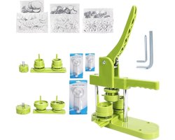Badge Pin Button Maker Machine - Do-it-yourself Knopmaker Set met Knoponderdelen en Cirkelsnijder
