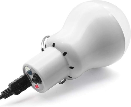 Draagbare Zonnelamp met Witte LED voor binnen en buiten - Energiezuinige Solar Lamp voor Tuin, Terras, Kamperen en Wandelen — afbeelding 4