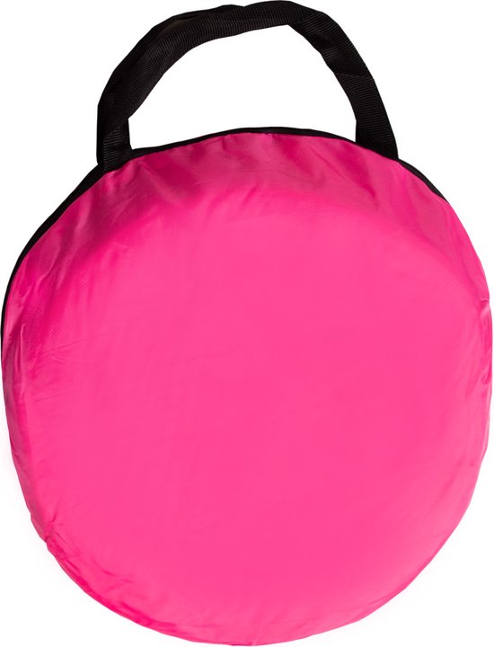 Selonis Speeltent voor kinderen met 200 ballen 105x90cm - Ballenbak Ballen - Speelhuisje binnen - Speelhuis kinderen - Ballenbak tent baby - Ballenbaktent - Roze: Parelgrijs, Transparant, Poederroze van Selonis — afbeelding 2