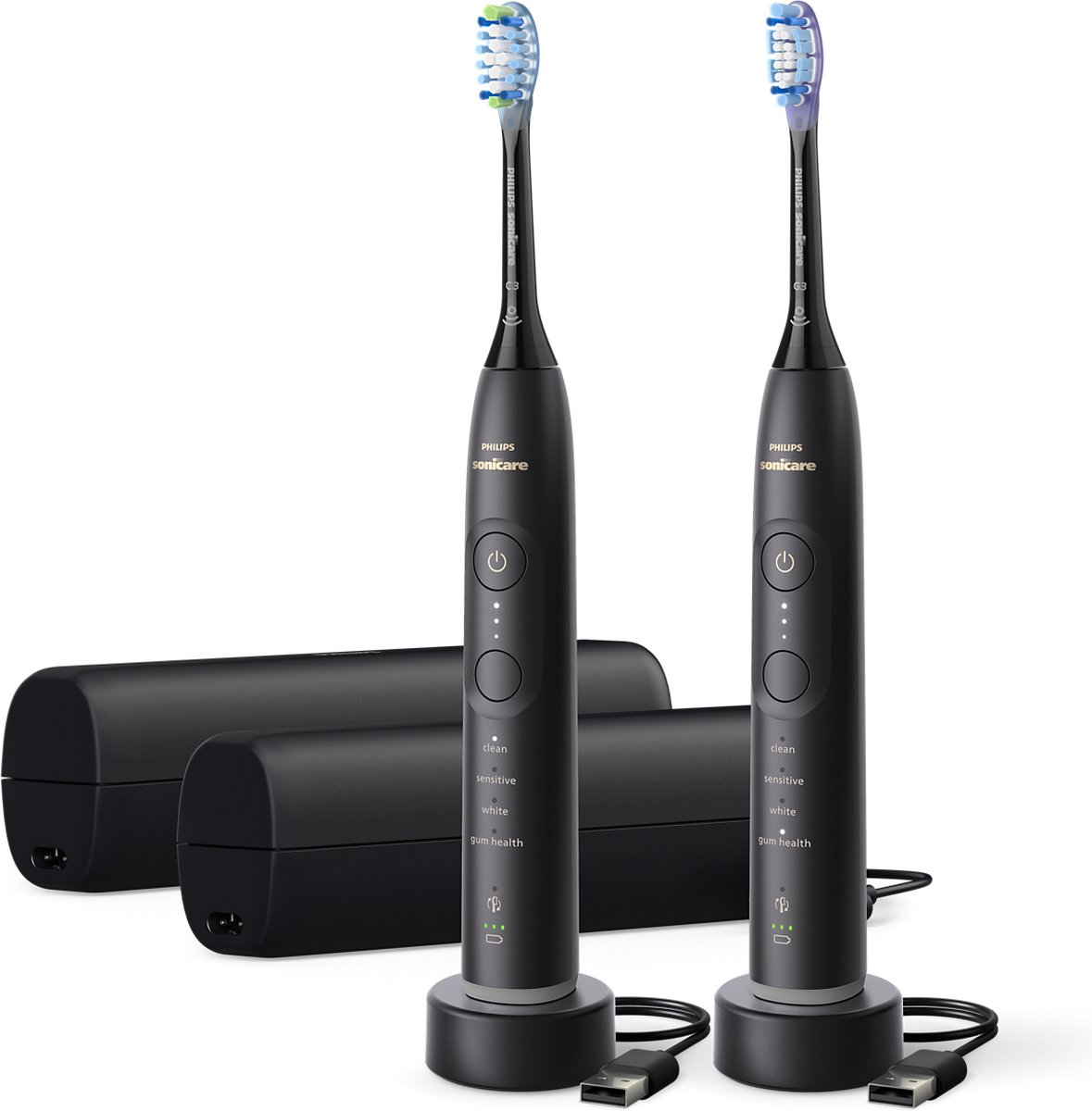 Philips Sonicare 7100 Oplaadbare Tandenborstel Duo Pack Zwart - Philips Consumer Lifestyle - €221,00
