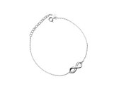 Bracelet Argent Infinity - Bracelet Infinity Argent Réel - Argent 925 - bracelet infini argent - Amona Jewelry