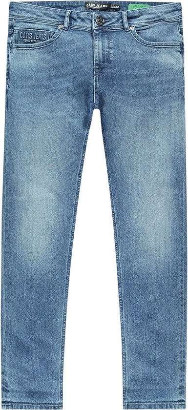 Cars Jeans Heren DOUGLAS DENIM Regular Fit BLEACHED USED - Maat 34/36