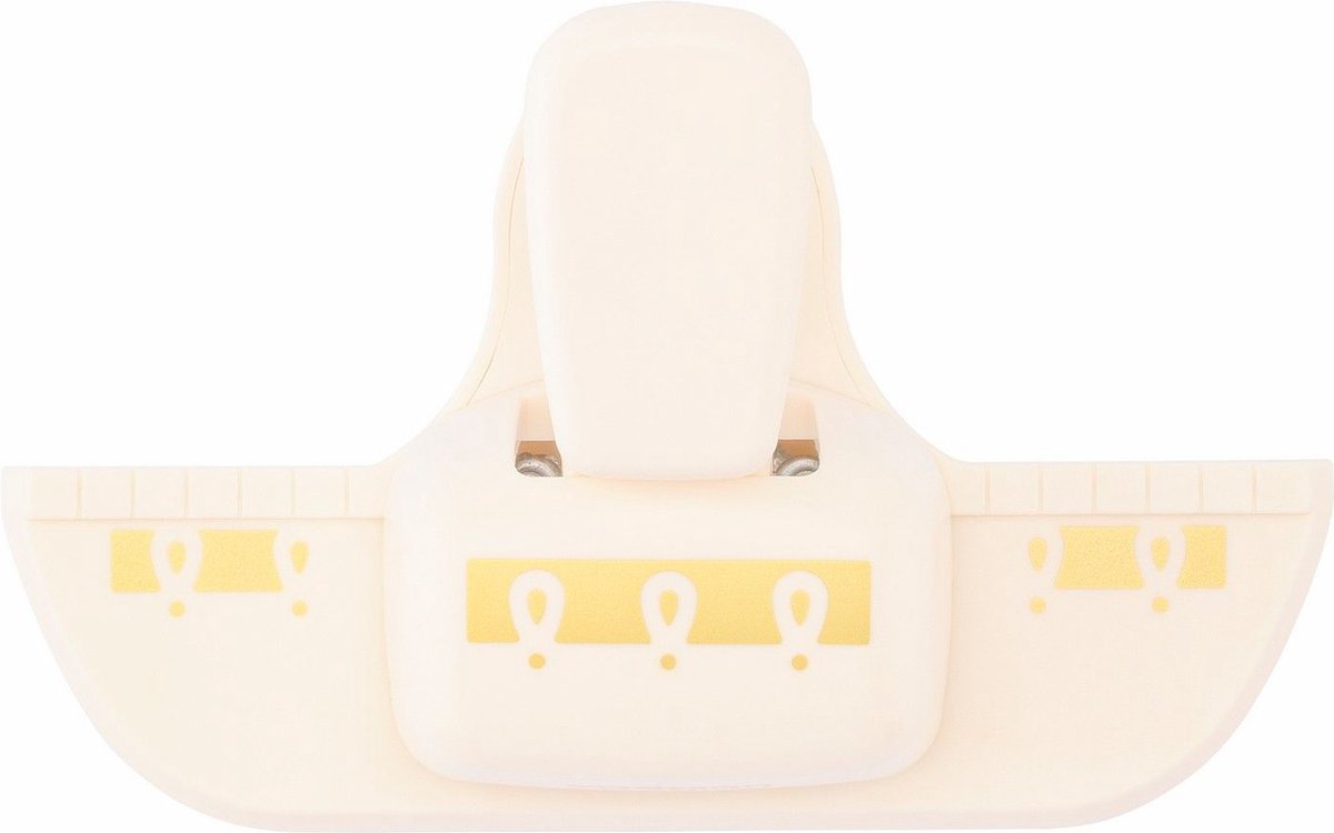 Vaessen Creative Pons - Randpons Lussen - 1,3 x 4,5 cm - Ivoor