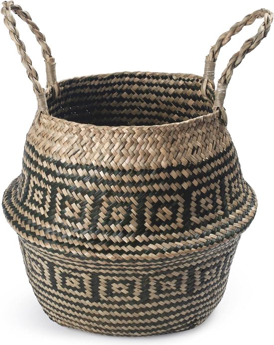 Natuurlijke Sofia - P21 plantenpot van zeegras in beige