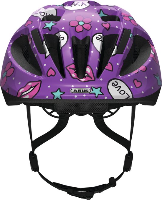 Fietshelm ABUS SMOOTY 2.0 purple kisses M - 50-55 cm - pink - Geschikt voor gebruik op kinderfietsen - 220 g — afbeelding 4