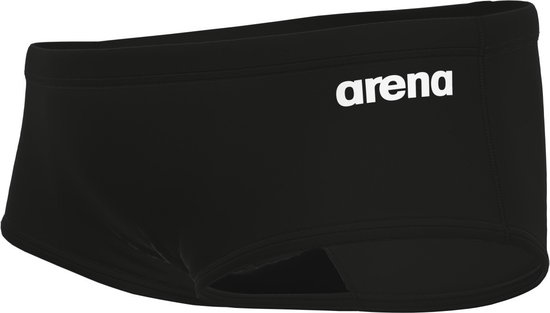 Arena Short de bain taille basse pour hommes, noir Solid