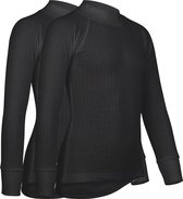 Avento Thermoshirt - Kinderen - 2-Pack - Zwart - Maat 140