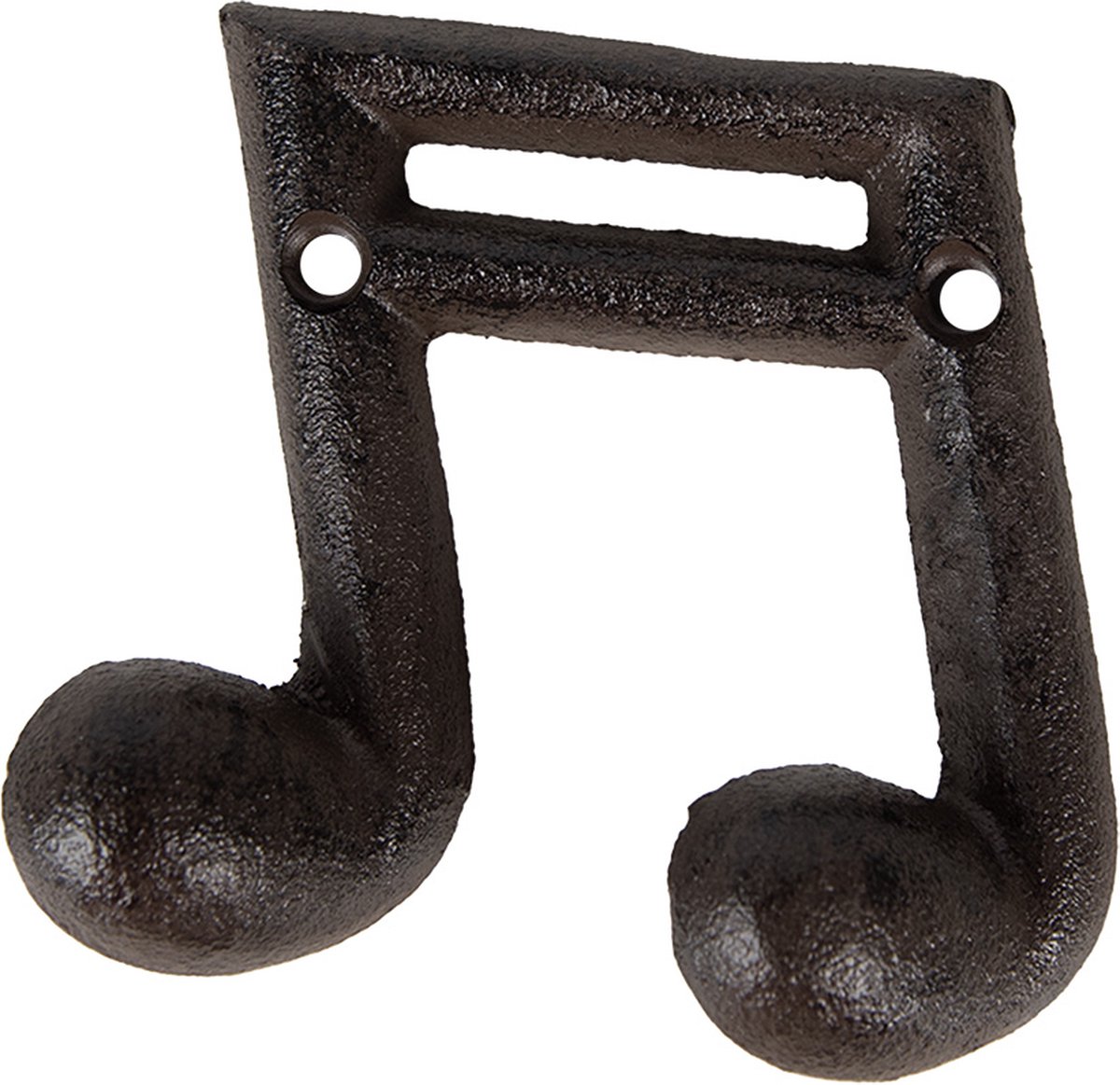 Clayre & Eef Wandkapstok 10x3x9 cm Bruin Metaal