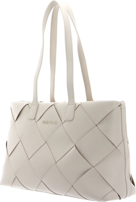 VALENTINO Sac shopper Ibiza Shopping Bag Cream White Écru