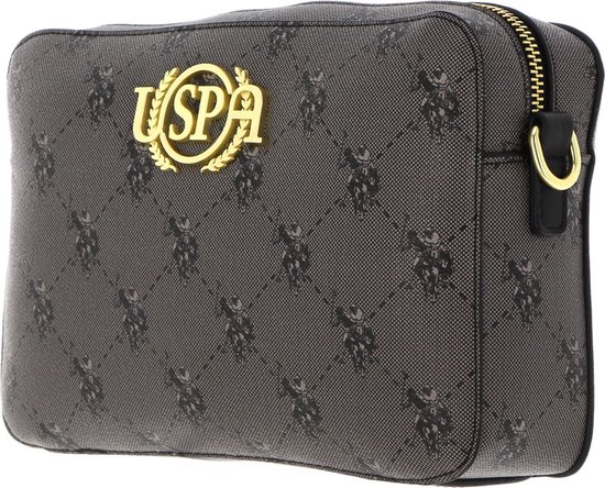 U.S. POLO ASSN. Sac à épaule bandoulière Hampton Crossbody Bag Black Gris
