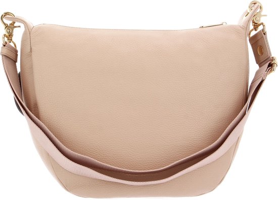 MANDARINA DUCK Leren Schoudertas Mellow Leather Crossover Lamb's Wool Zalmroze