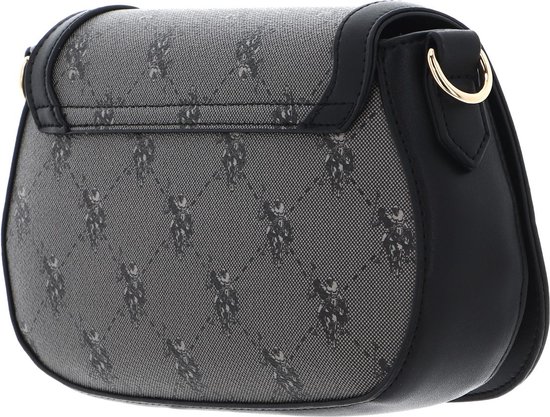 U.S. POLO ASSN. Sac à épaule bandoulière Hampton Flap Crossbody Black Noir