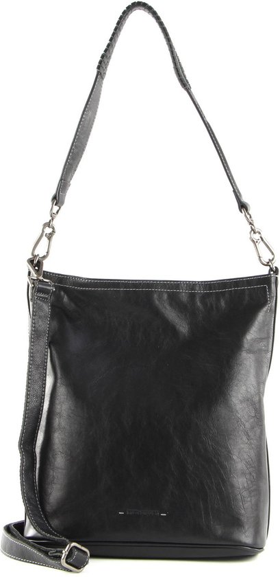FREDsBRUDER Cuir Sac à épaule Sac à épaule bandoulière Veg Tan Collection Captain Shoulder Bag Black Noir