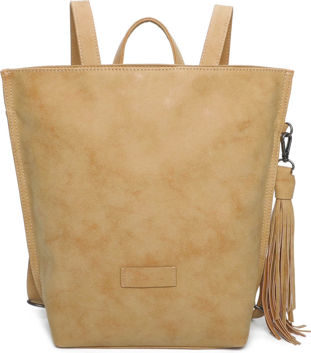 Fritzi aus Preußen Vrije tijd rugzak Rugzak Vintage Fritzi33 Backpack Honey Mustard Geel