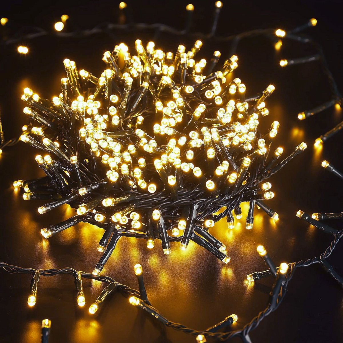 Kerst Lichtsnoer 7.5m 300 LED's - Warm Wit - 8 Modi - Waterdicht - Voor Binnen En Buiten - Perfect Voor Kerstboom - Feesten - Bruiloft En Balkon