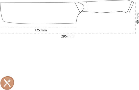 Shinrai Japan Eclipse Series - Damas Nakirimes - 18 cm - Rasoir - Coffret cadeau de Luxe - Design ergonomique