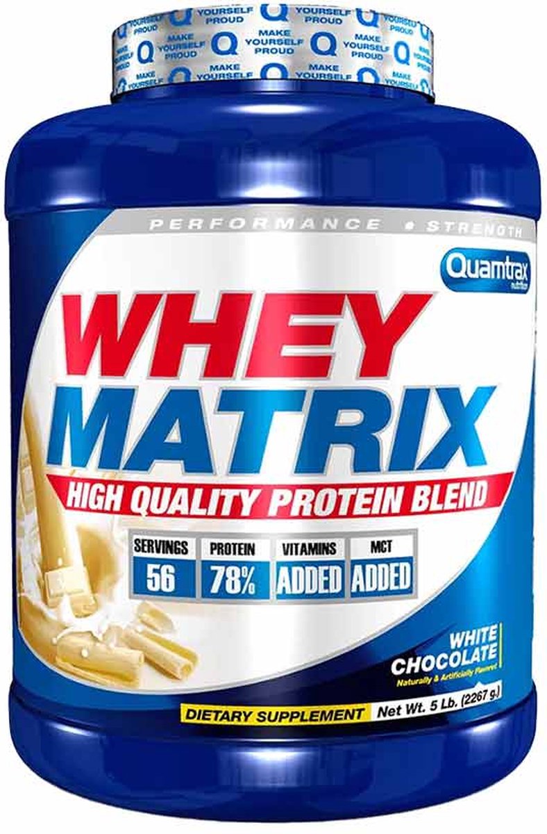 Goedkoopste Whey Matrix 2267gr White Chocolate
