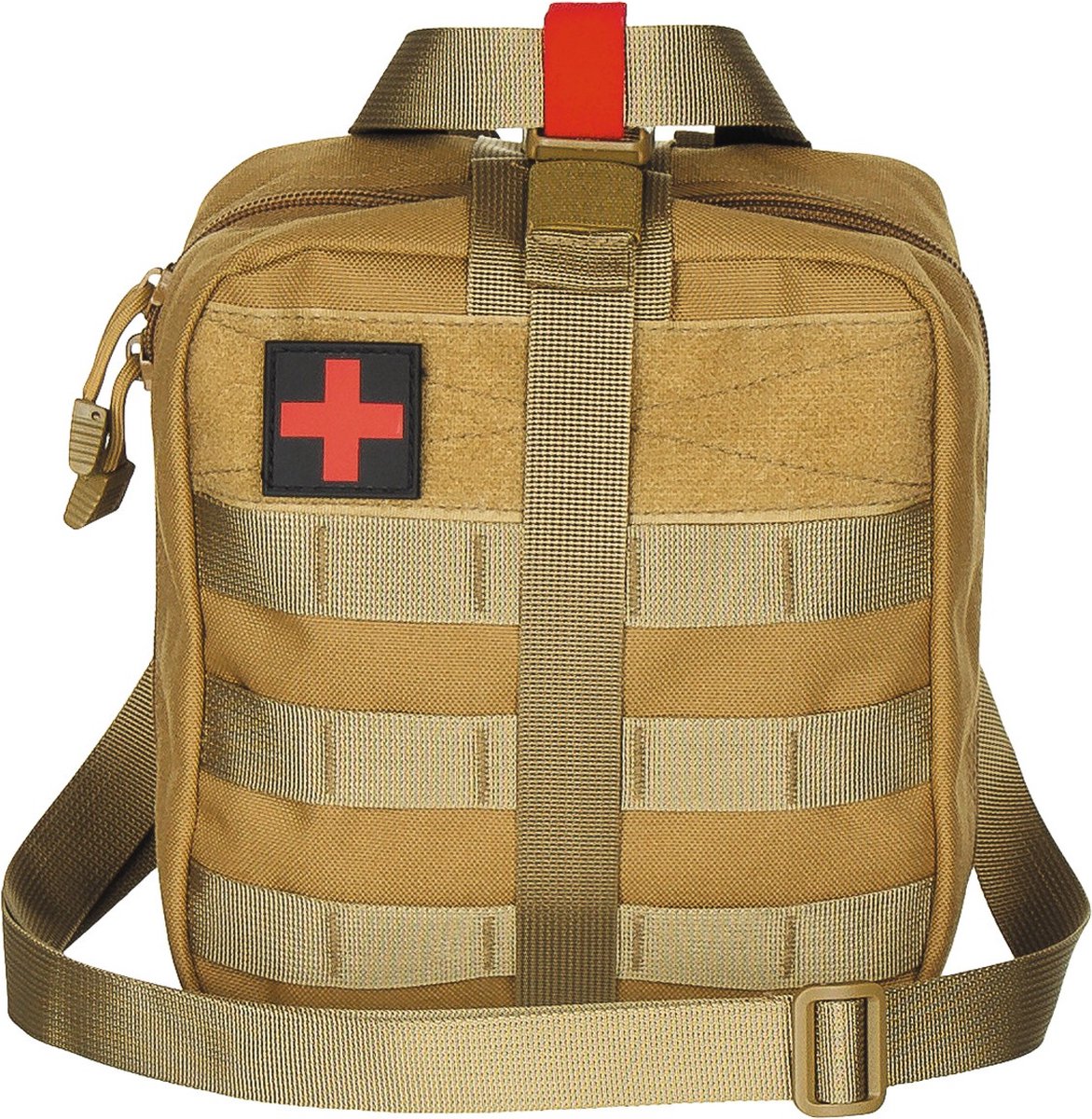 MFH Tactische Tas, EHBO, groot, "MOLLE", coyote tan