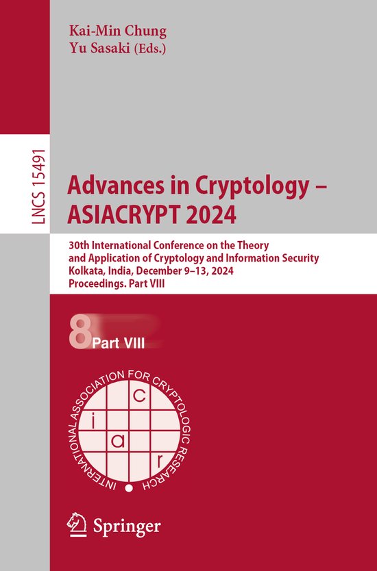 Lecture Notes in Computer Science Advances in Cryptology ASIACRYPT
