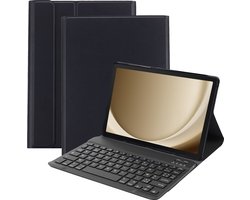 Cazy tablet Hoes met Toetsenbord geschikt voor Samsung Galaxy Tab A9 Plus - AZERTY Bluetooth Keyboard Case - Zwart
