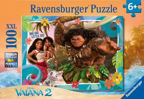 Ravensburger Vaiana 2-puzzel om zelf te leggen