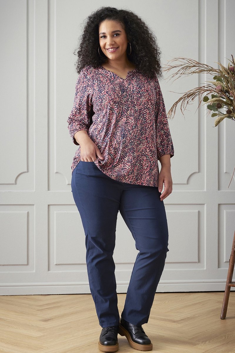 ZHENZI Jazzy wijde broek