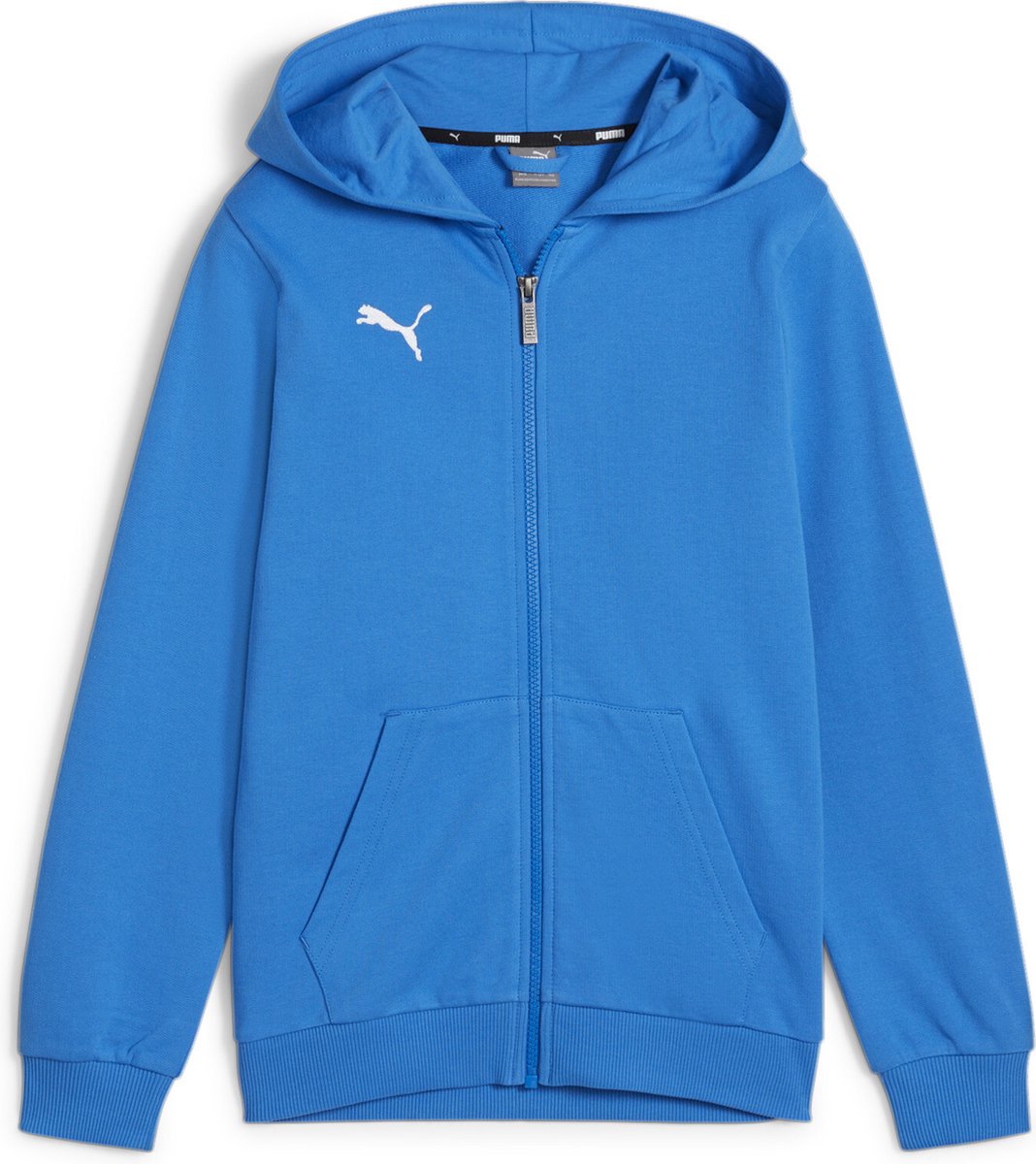 PUMA kinderteamGOAL Casuals hoodedjack Jr jack met capuchon 658596 02 Blauw