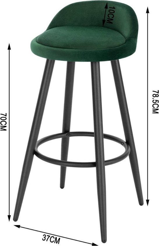 chairus Barkrukken Fauteuil Set van 4 Stoffen Keuken Ontbijt Counter Krukken Moderne Hoge Krukken Eetstoelen met Voetsteun, Grijs chairus Barkrukken Fauteuil Set van 4 Stoffen Keuken Ontbijt Counter Krukken Moderne Hoge Krukken Eetstoelen met Voetsteun, Grijs