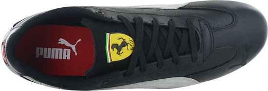 PUMA x Scuderia Ferrari - Speedcat Leather - Baskets pour femmes Chaussures pour femmes Cuir Zwart 307514-01 - Taille EU 43 UK 9