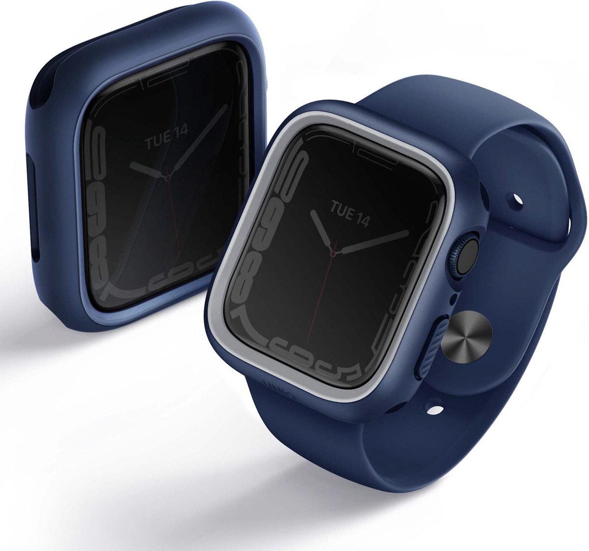 UNIQ - kast - Moduo Apple Watch Series 4/5/6/7/8/SE 44/45mm blauwgrijs/blauwgrijs