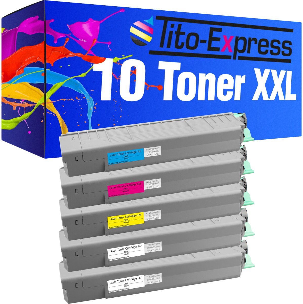 PlatinumSerie® 10 toner alternatief voor Oki C9600
