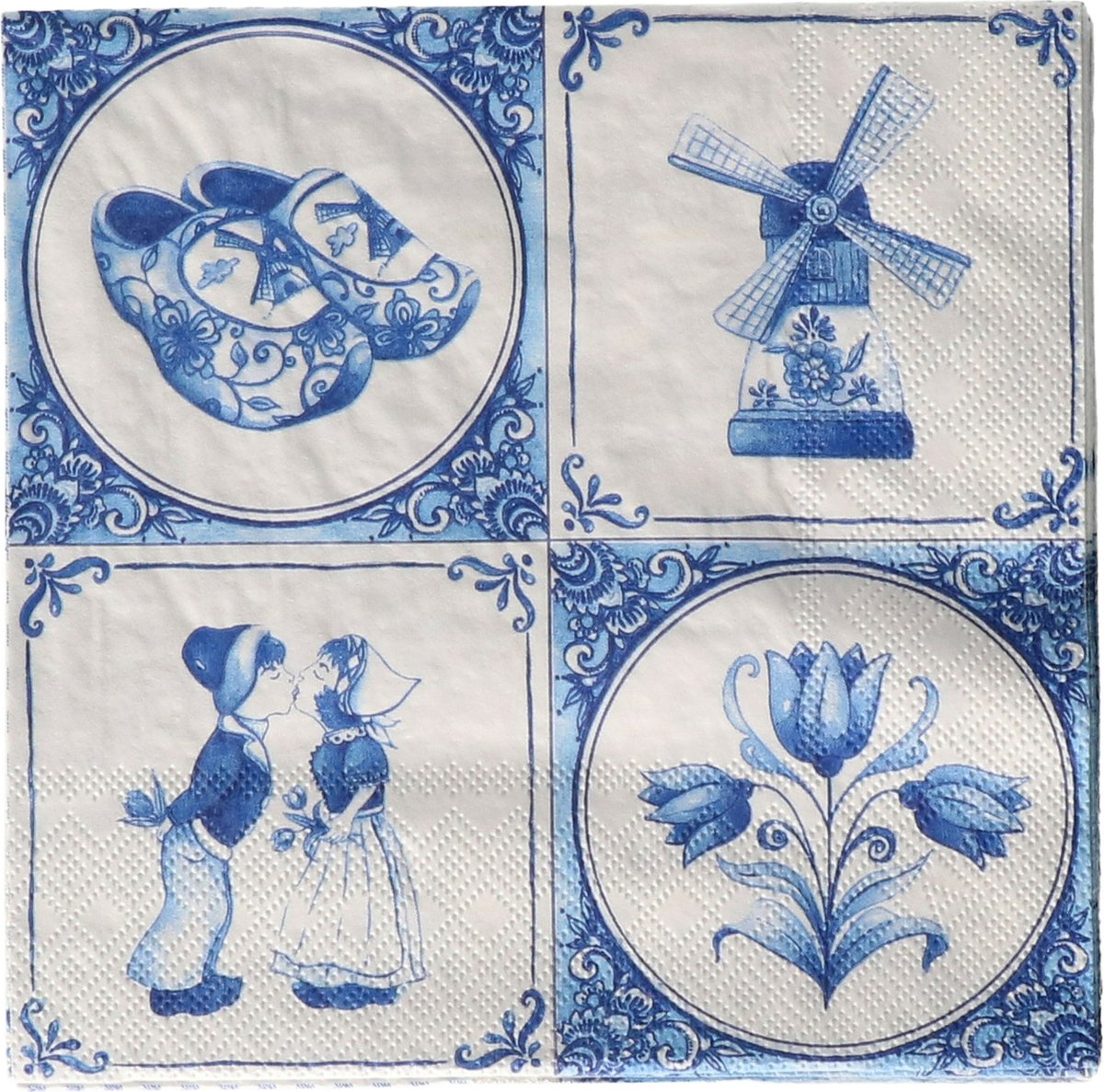 20 Paasservetten – Hazen In Lenteveld – 33x33 Cm – Ook Voor Decoupage – Duits Kwaliteitspapier