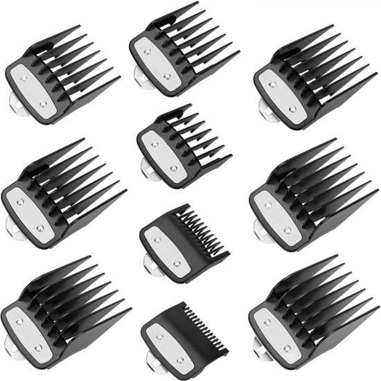 10pcs Guide Combs for Clippers - Wet Dry Dual-Use Clipper Guards ...