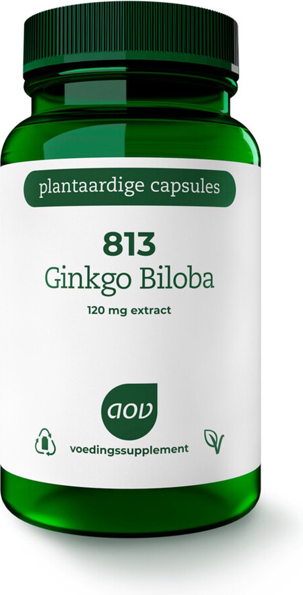 AOV 813 Ginkgo Biloba-extract - 2 x 60 vegacapsules - Voordeelverpakking