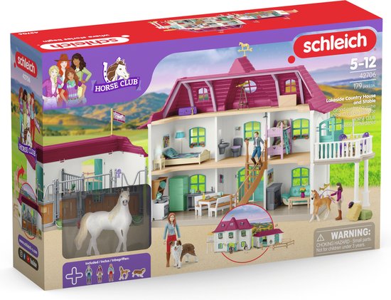 schleich HORSE CLUB - Lakeside Landhuis en -stal - 42706