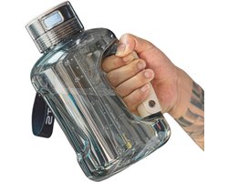 Hydrogen waterfles voor fitness - 1L- waterstofwaterfles met SPE PEM-technologie - Oplaadbare draagbare waterstofwaterkoker - Grijs