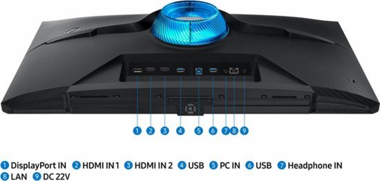 Samsung Odyssey G7 LS28BG700EPXEN - 4K IPS Smart Gaming Monitor - Tizen - Wi-Fi - 144hz - 28 inch