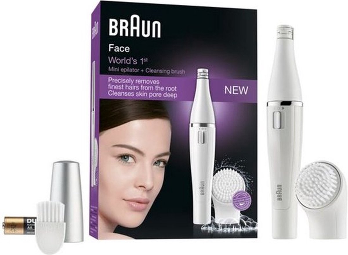 Bol.com Braun Face SE810 - Epilator Met Gezichtsreinigingsborstel aanbieding