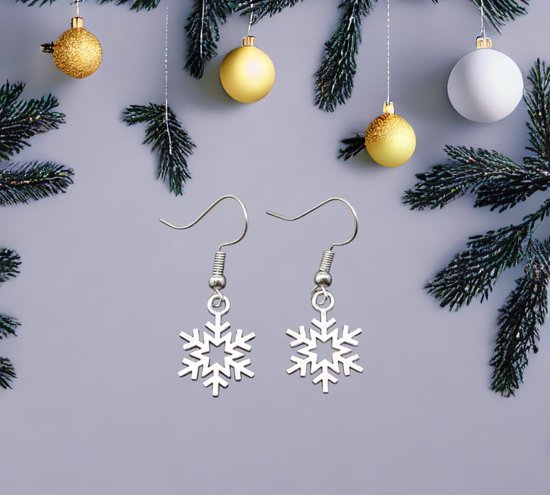 Hudhowks Kerst Dangle Oorbellen voor Vrouwen, Ronde Bal Gloeilamp Oorbellen Hangers, Multi-gekleurde Sneeuwvlokken Sterren Streep, Modieuze Populaire Gepersonaliseerde Drop Oorbellen Vrouwen Meisjes Sieraden Geschenken